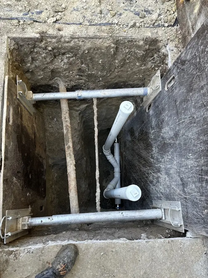 Experienced plumber completing Gas Line Repair work in Eldorado at Santa Fe